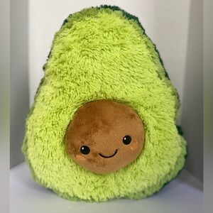 Squishable Comfort Food Avocado Plush 15” Medium Green Stuffed Toy Soft Cute EUC